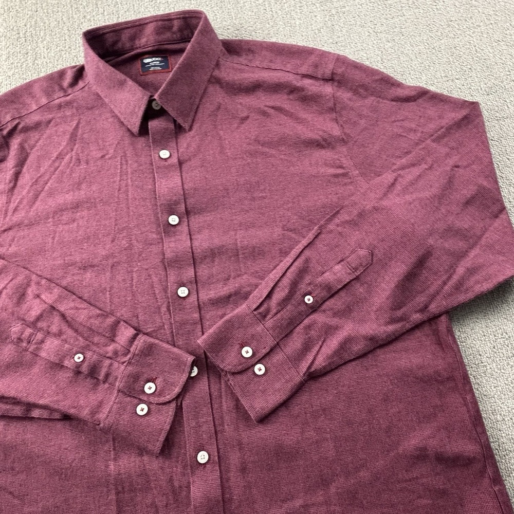 UNTUCKit Shirt Adult Extra Large Red Button Up Long Sleeve Casual Preppy Men's - Picture 4 of 14